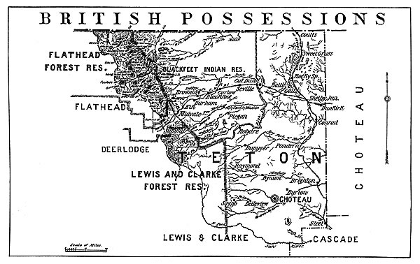Teton County Map 1899